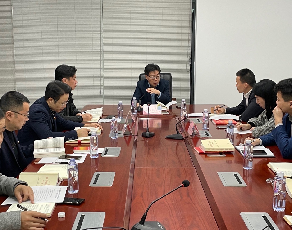 市国际米兰官网物流集团党支部 市国际米兰官网勘察设计公司党支部联合召开主题教育学习会,叶岚清摄1.jpg